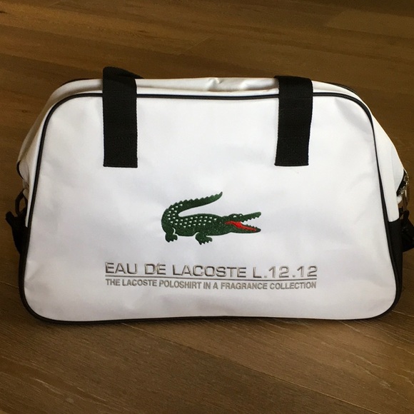 Lacoste Fragrance Bags New Lacoste Travel Gym Weekender Book Bag